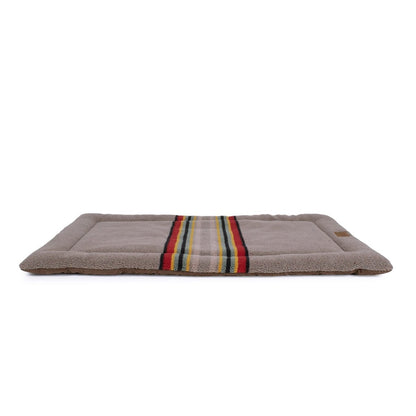 Pendleton Vintage Camp Comfort Cushion | Reversible Berber & Canvas Dog Bed for Home, Crates & Travel