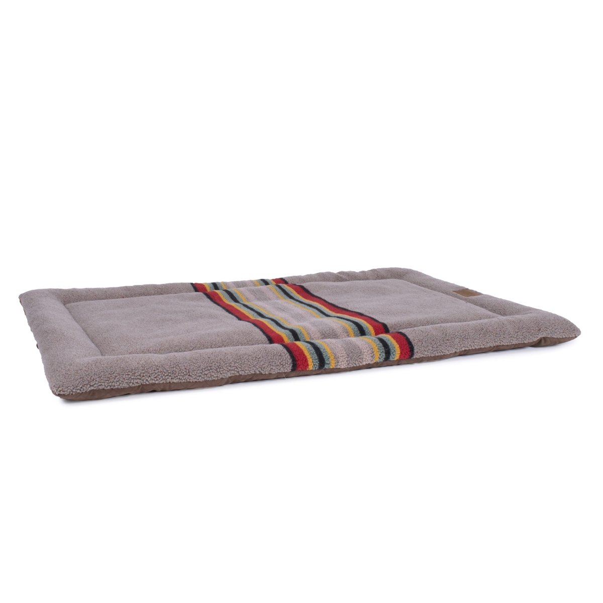 Pendleton Vintage Camp Comfort Cushion | Reversible Berber & Canvas Dog Bed for Home, Crates & Travel