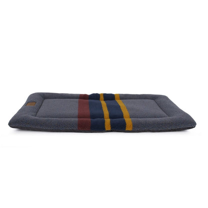 Pendleton Vintage Camp Comfort Cushion | Reversible Berber & Canvas Dog Bed for Home, Crates & Travel
