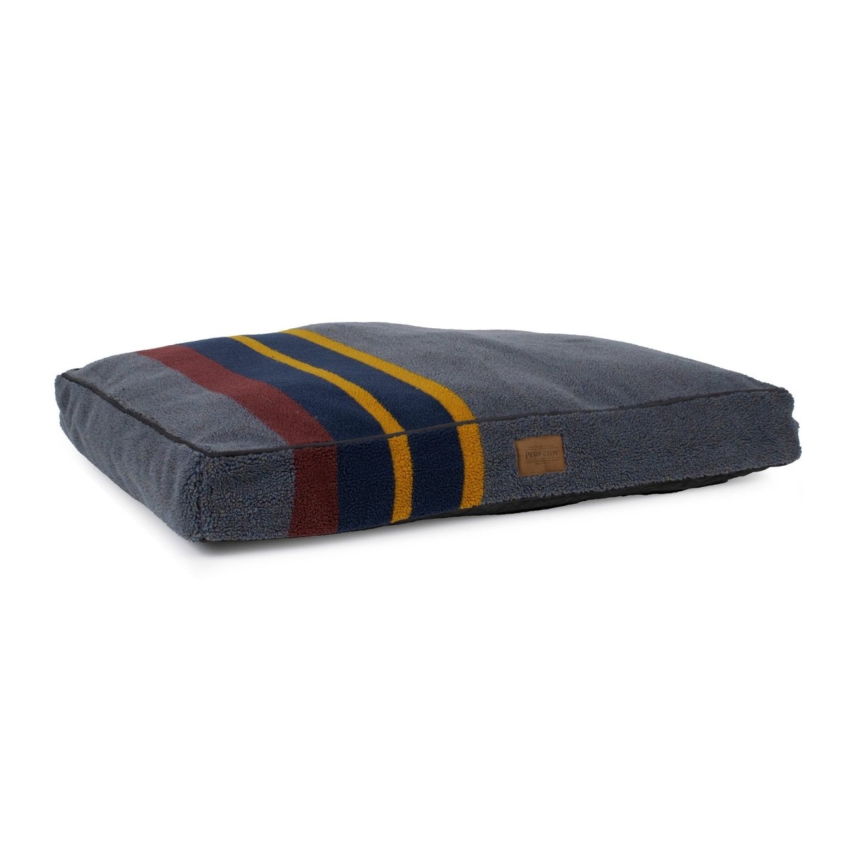 Pendleton Vintage Camp Pet Napper | Berber Dog Bed with Recycled Fill or Memory Foam & Removable Cover