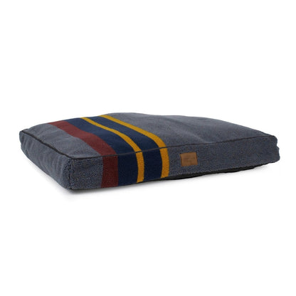 Pendleton Vintage Camp Pet Napper | Berber Dog Bed with Recycled Fill or Memory Foam & Removable Cover