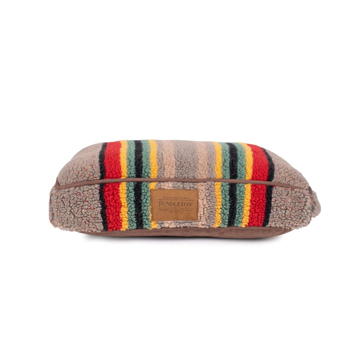 Pendleton Vintage Camp Pet Napper | Berber Dog Bed with Recycled Fill or Memory Foam & Removable Cover