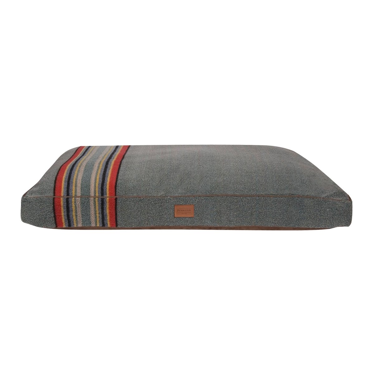 Pendleton Vintage Camp Pet Napper | Berber Dog Bed with Recycled Fill or Memory Foam & Removable Cover