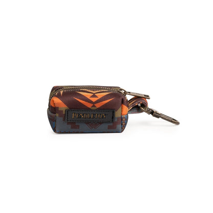 Pendleton Waste Bag Holder | Zippered Dispenser with Brass Clip & Grommet — Includes Biodegradable Bags