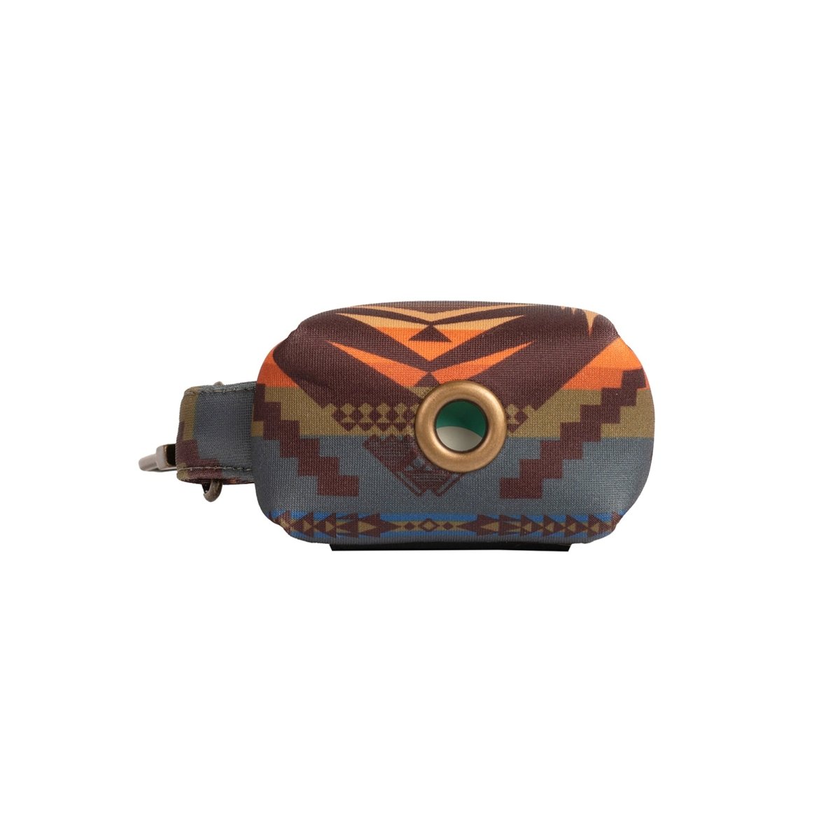 Pendleton Waste Bag Holder | Zippered Dispenser with Brass Clip & Grommet — Includes Biodegradable Bags