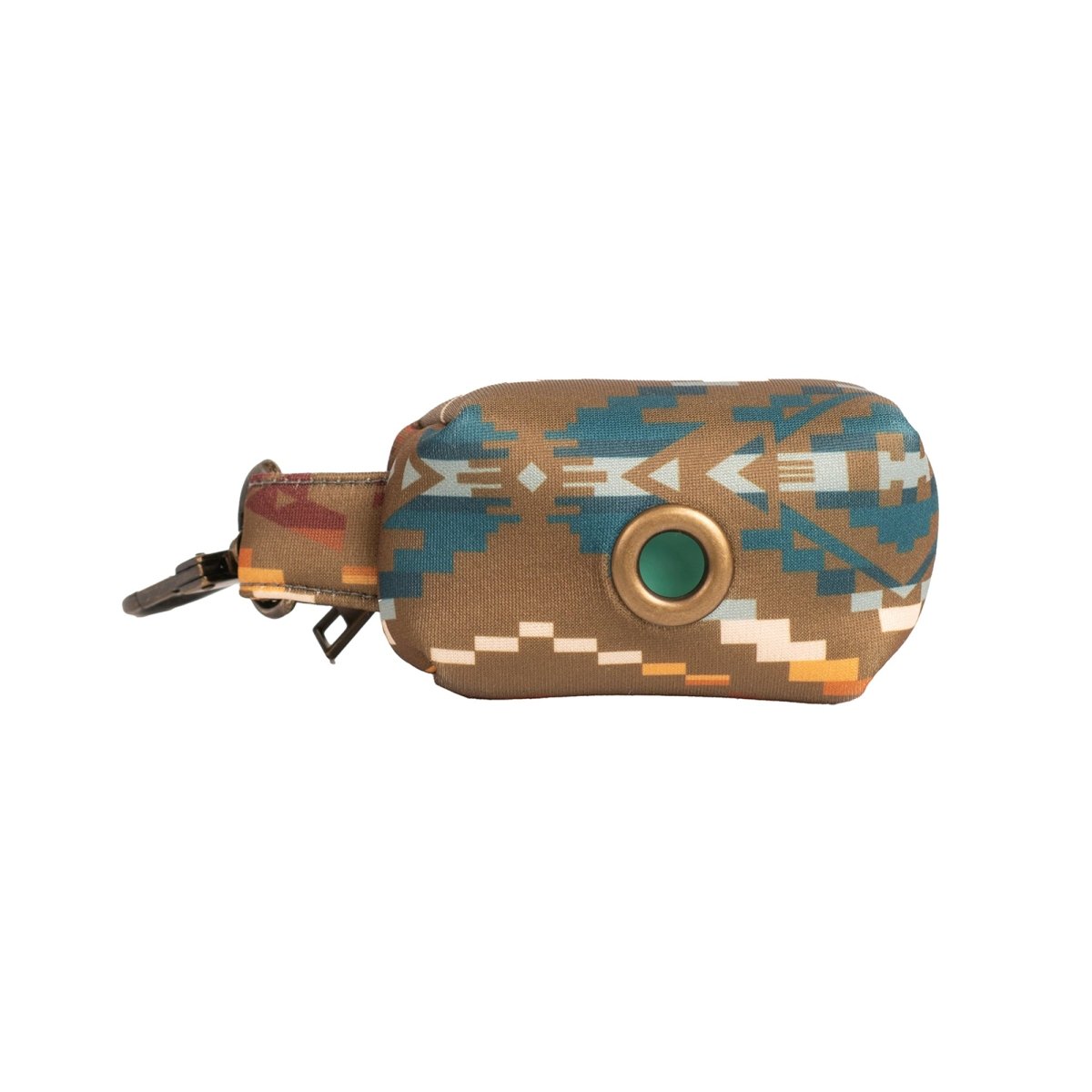 Pendleton Waste Bag Holder | Zippered Dispenser with Brass Clip & Grommet — Includes Biodegradable Bags
