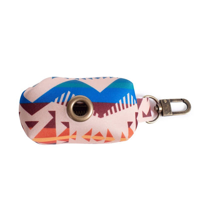 Pendleton Waste Bag Holder | Zippered Dispenser with Brass Clip & Grommet — Includes Biodegradable Bags