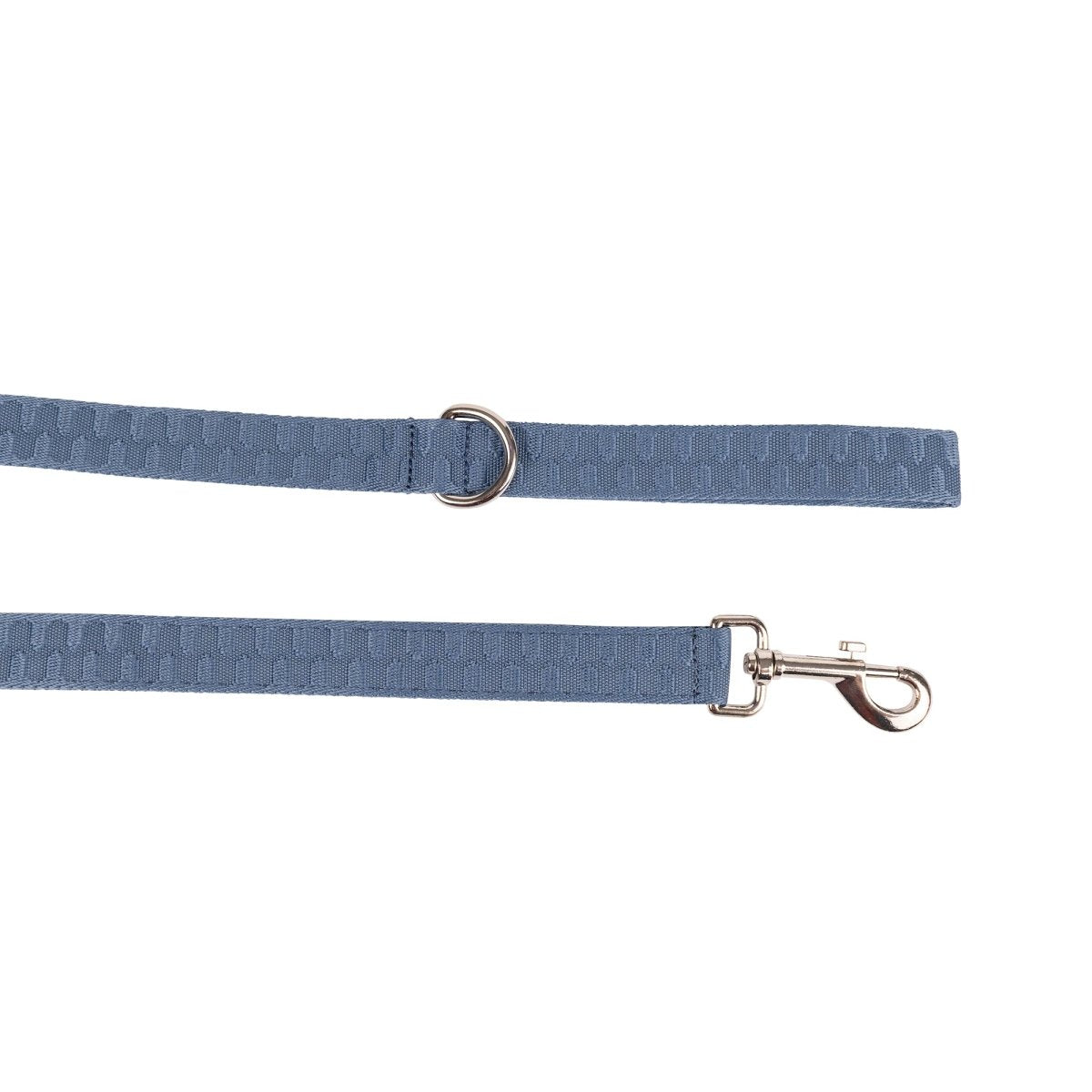 Checkered Wave Pet Leash | 6ft Durable Woven Lead with Traffic Handle & Accessory D-Ring