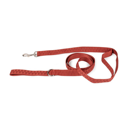 Checkered Wave Pet Leash | 6ft Durable Woven Lead with Traffic Handle & Accessory D-Ring