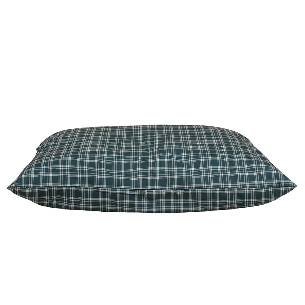 Plaid Shebang Rectangle Indoor/Outdoor Dog Bed | UV-Resistant Cover with Recycled MemoryFiber™ Fill