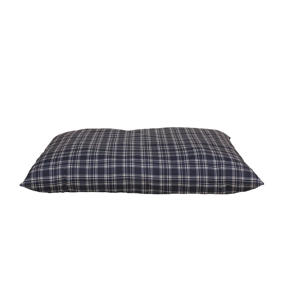 Plaid Shebang Rectangle Indoor/Outdoor Dog Bed | UV-Resistant Cover with Recycled MemoryFiber™ Fill