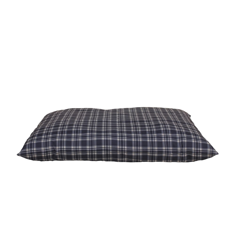 Plaid Shebang Rectangle Indoor/Outdoor Dog Bed | UV-Resistant Cover with Recycled MemoryFiber™ Fill