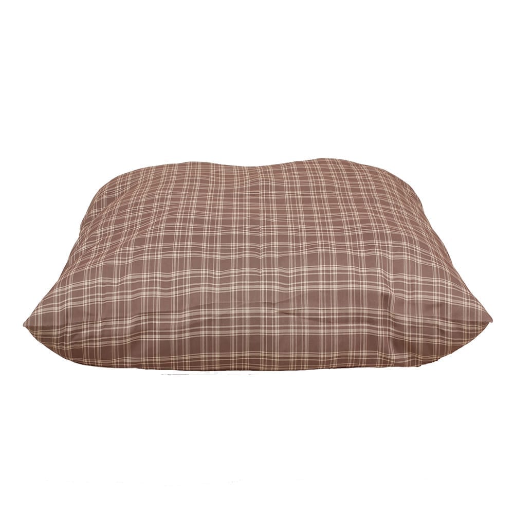 Plaid Shebang Rectangle Indoor/Outdoor Dog Bed | UV-Resistant Cover with Recycled MemoryFiber™ Fill