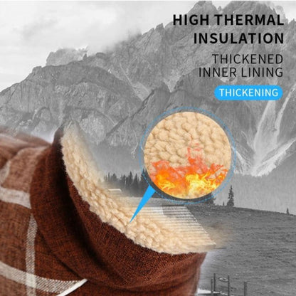 Plaid Hunting Lodge Large Dog Coat – Thermal Windproof Fleece-Lined Winter Jacket for Medium & Large Dogs | Posh Dog Life