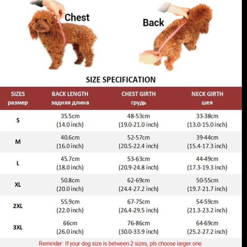 Plaid Hunting Lodge Large Dog Coat – Thermal Windproof Fleece-Lined Winter Jacket for Medium & Large Dogs | Posh Dog Life