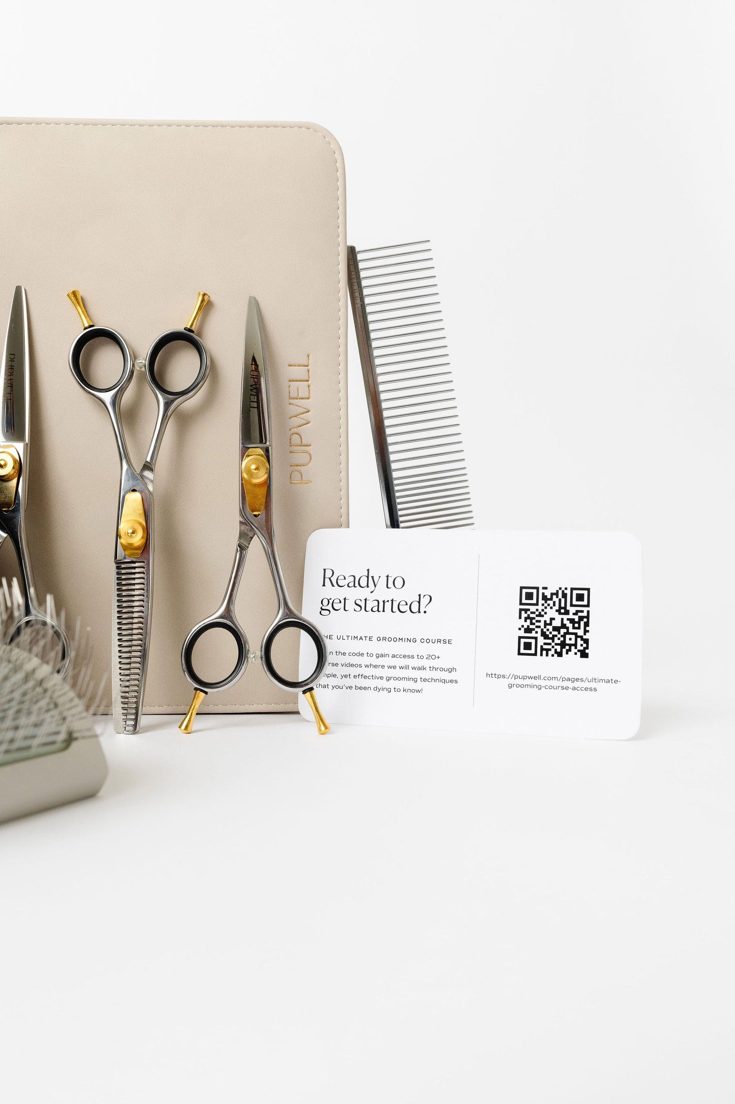 Ultimate Dog Grooming Kit | Professional 14-Tool Home Grooming Set with Training Course