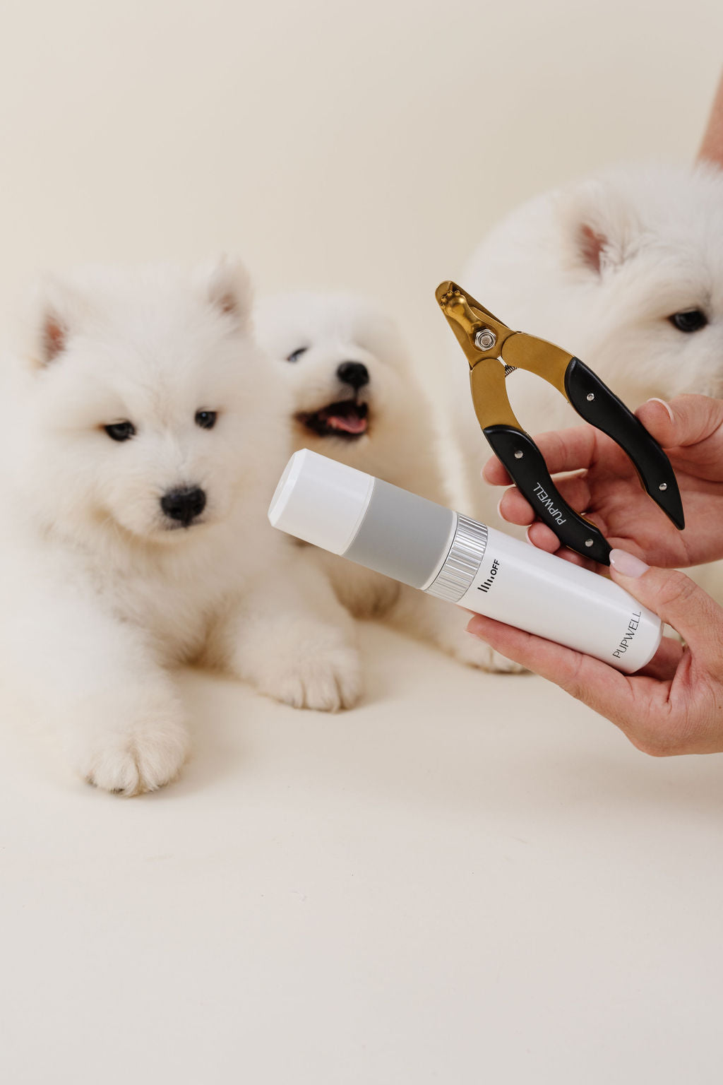 Pupwell Iconic Nail Duo – Professional Dog Nail Clippers & Diamond-Head Dremel Set