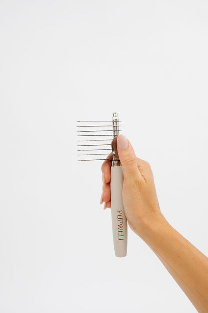 Pupwell Detangler Comb – Dematting Tool for Knots & Mats