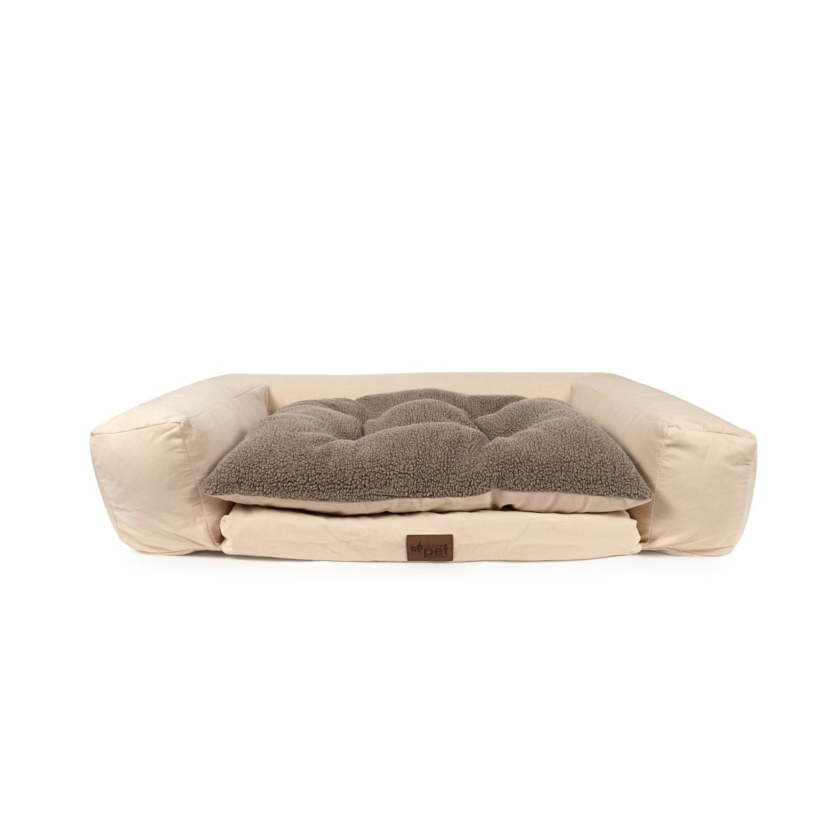 Rectangle Orthopedic Pet Couch | Supportive Dog Bed with Medical-Grade Foam & Washable Cover