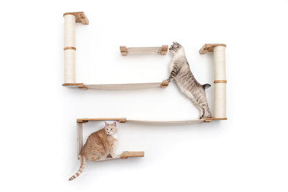 The Roman - A Wall Mounted Cat Scratcher Tree