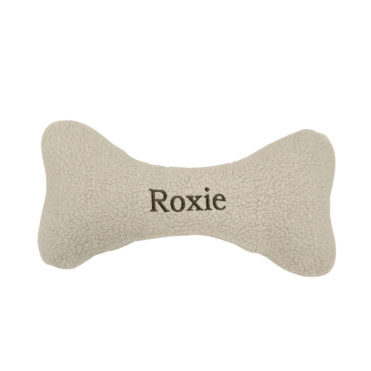 Sherpa Bone Pillow | Plush Fleece Dog Toy in Multiple Sizes — Machine Washable & Personalizable