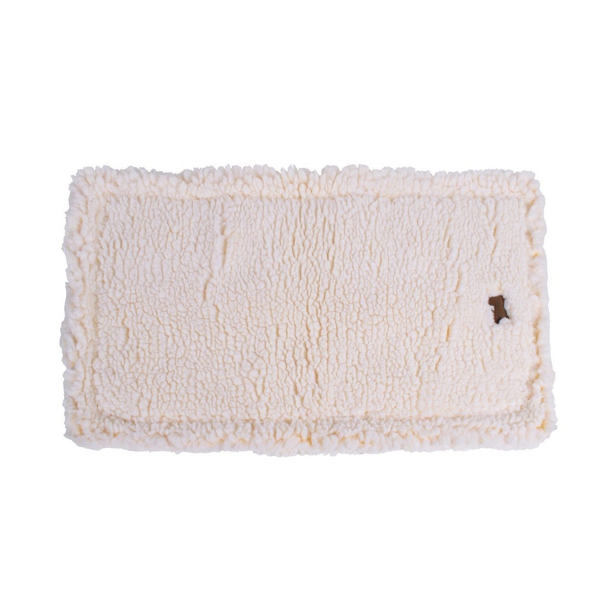 Sherpa Comfort Cushion | Portable Plush Dog Travel Mat with Soft Sherpa & Washable Cover