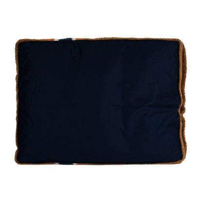 Shinola Brand Stripe Berber Napper Dog Bed | Plush Shearling Bed with Recycled Fill & Washable Cover