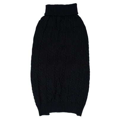 Shinola Cable Knit Pet Sweater | Cozy Pull-Over Dog Sweater in Multiple Sizes