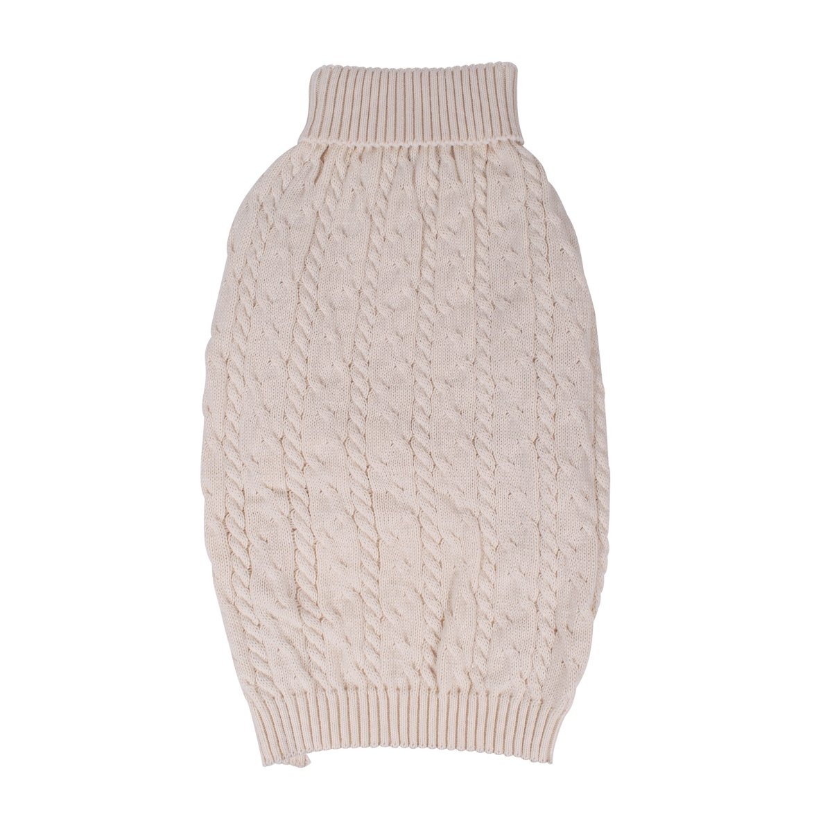 Shinola Cable Knit Pet Sweater | Cozy Pull-Over Dog Sweater in Multiple Sizes