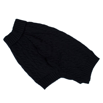 Shinola Cable Knit Pet Sweater | Cozy Pull-Over Dog Sweater in Multiple Sizes