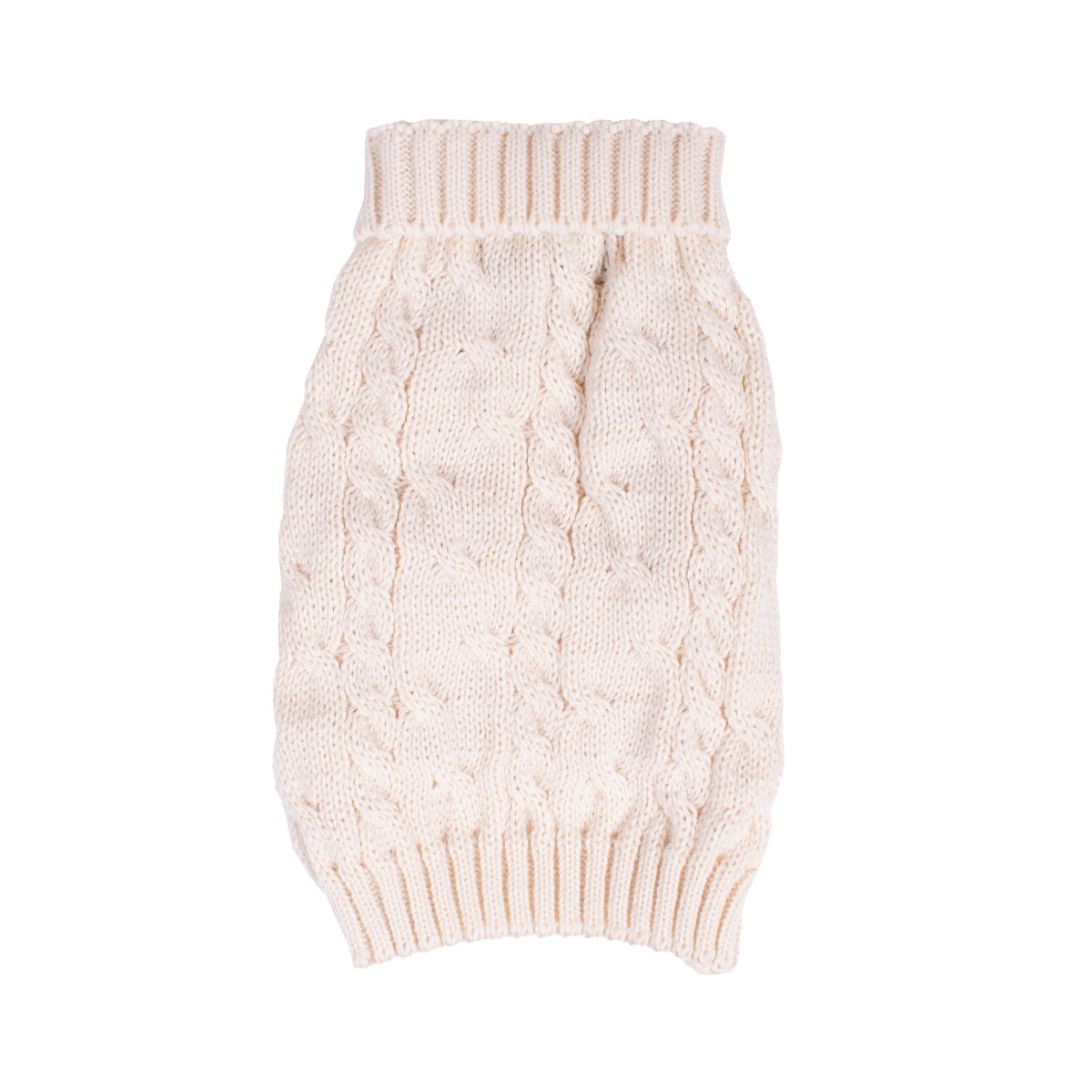 Shinola Cable Knit Pet Sweater | Cozy Pull-Over Dog Sweater in Multiple Sizes