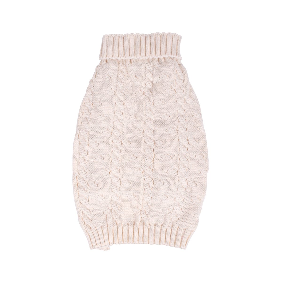 Shinola Cable Knit Pet Sweater | Cozy Pull-Over Dog Sweater in Multiple Sizes