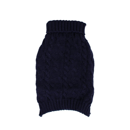 Shinola Cable Knit Pet Sweater | Cozy Pull-Over Dog Sweater in Multiple Sizes