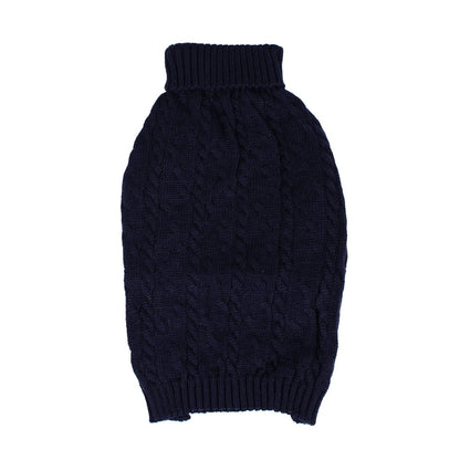 Shinola Cable Knit Pet Sweater | Cozy Pull-Over Dog Sweater in Multiple Sizes