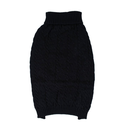 Shinola Cable Knit Pet Sweater | Cozy Pull-Over Dog Sweater in Multiple Sizes