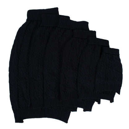 Shinola Cable Knit Pet Sweater | Cozy Pull-Over Dog Sweater in Multiple Sizes