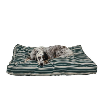 Striped Jamison Indoor/Outdoor Dog Bed | UV-Resistant Cover with Recycled MemoryFiber™ Fill