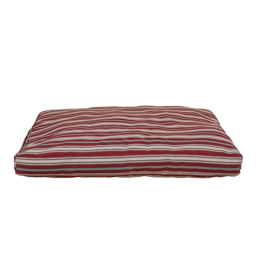Striped Jamison Indoor/Outdoor Dog Bed | UV-Resistant Cover with Recycled MemoryFiber™ Fill