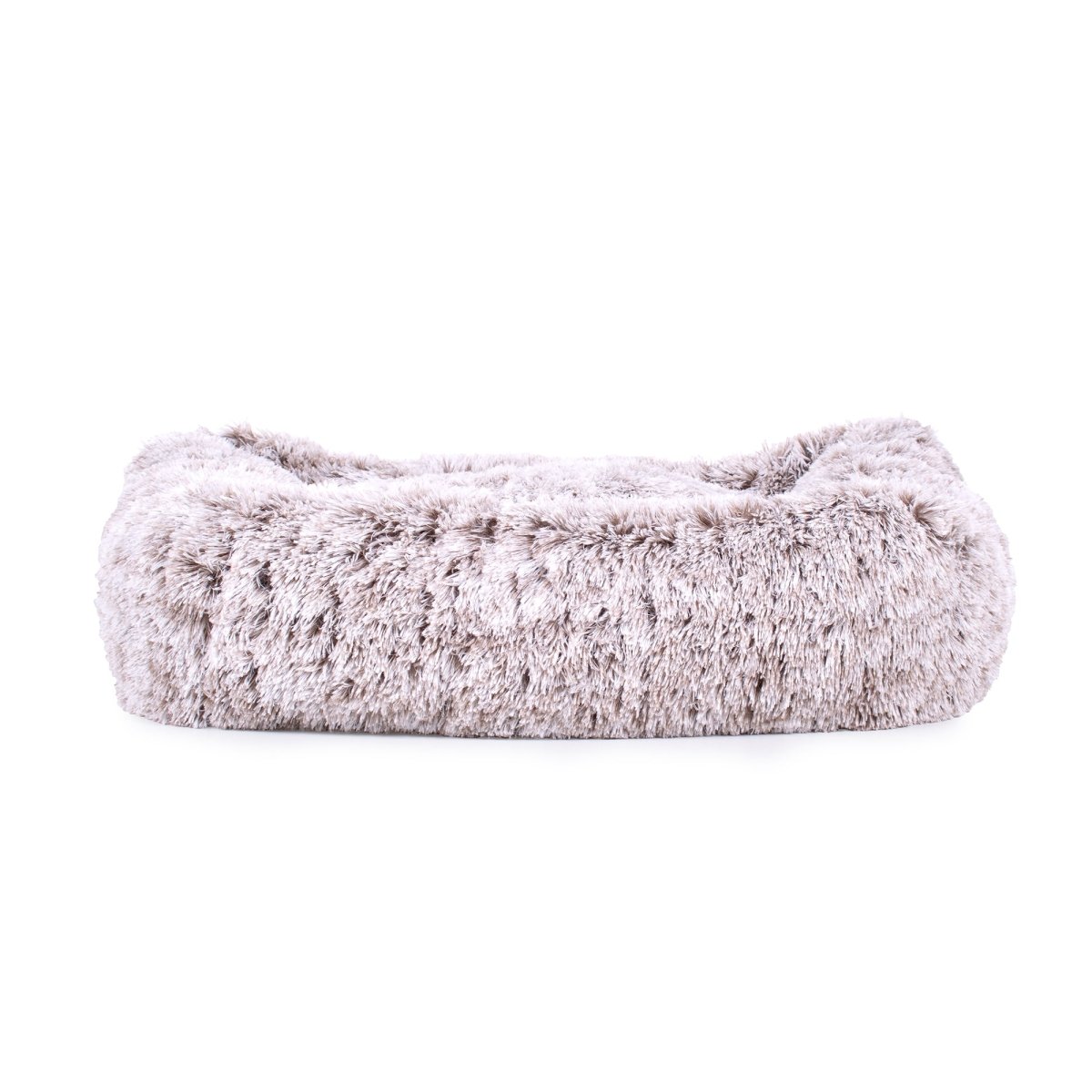 Teddy Bear Kuddler Bed | Ultra-Soft Faux Fur Bolstered Dog Bed with Washable Cover & Plush Loft Fill