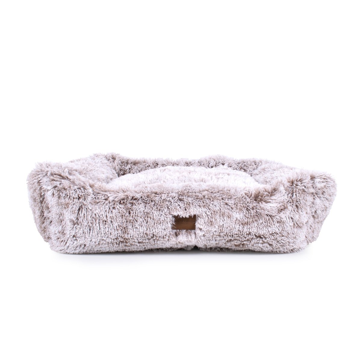 Teddy Bear Kuddler Bed | Ultra-Soft Faux Fur Bolstered Dog Bed with Washable Cover & Plush Loft Fill