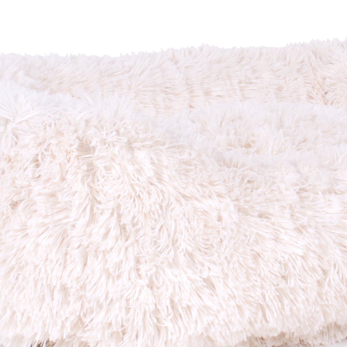 Teddy Bear Kuddler Bed | Ultra-Soft Faux Fur Bolstered Dog Bed with Washable Cover & Plush Loft Fill