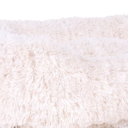 Teddy Bear Kuddler Bed | Ultra-Soft Faux Fur Bolstered Dog Bed with Washable Cover & Plush Loft Fill