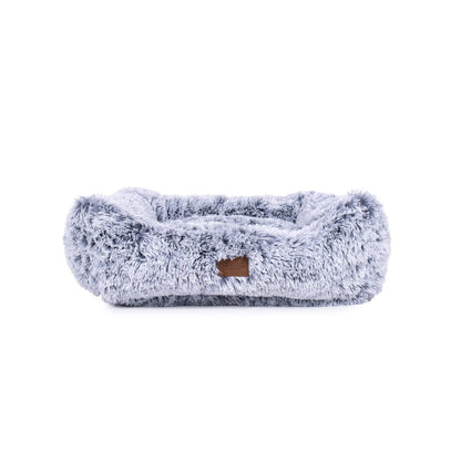 Teddy Bear Kuddler Bed | Ultra-Soft Faux Fur Bolstered Dog Bed with Washable Cover & Plush Loft Fill