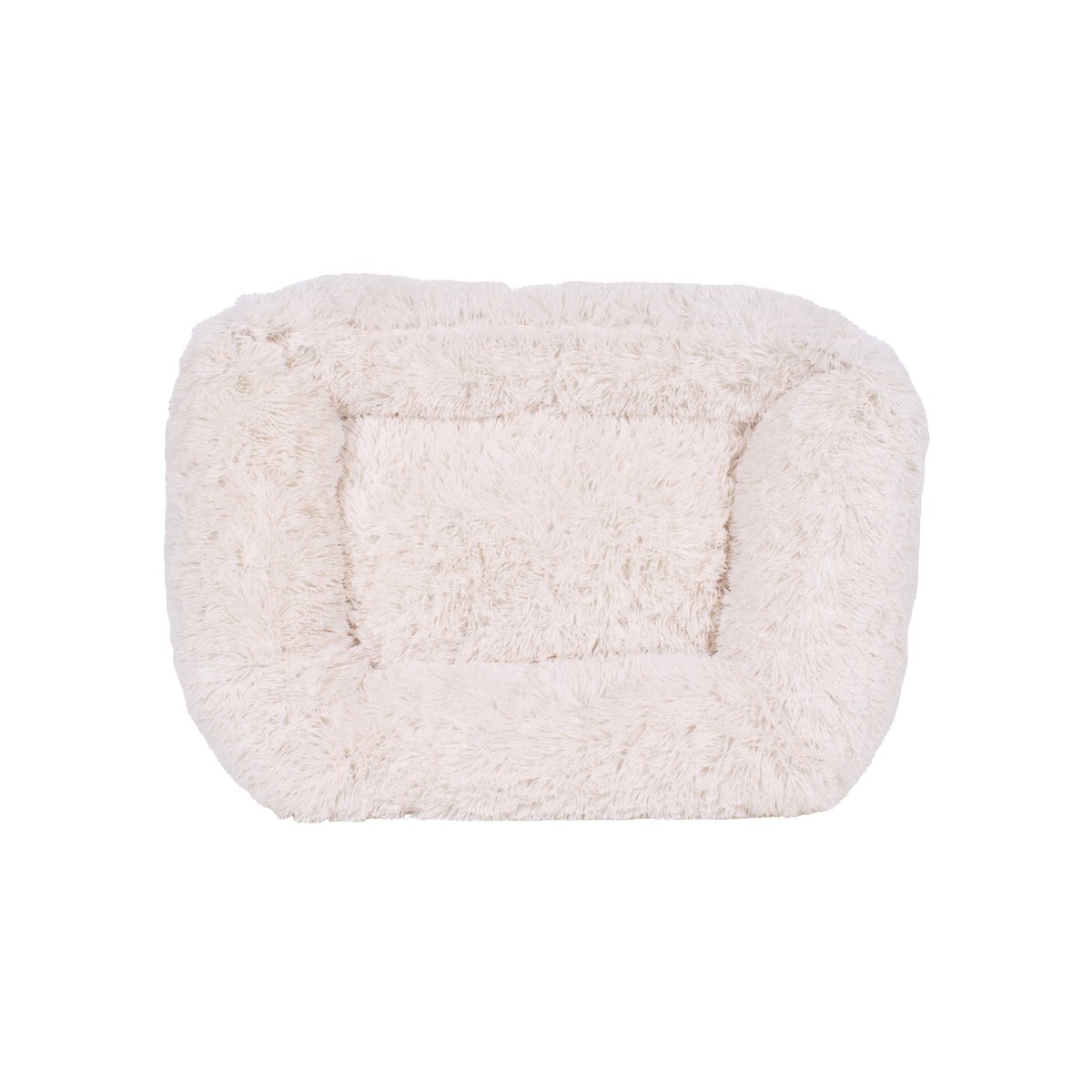Teddy Bear Kuddler Bed | Ultra-Soft Faux Fur Bolstered Dog Bed with Washable Cover & Plush Loft Fill