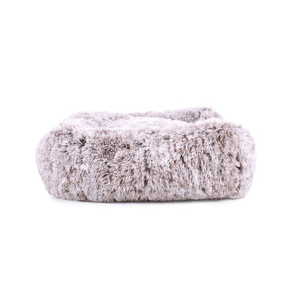 Teddy Bear Kuddler Bed | Ultra-Soft Faux Fur Bolstered Dog Bed with Washable Cover & Plush Loft Fill