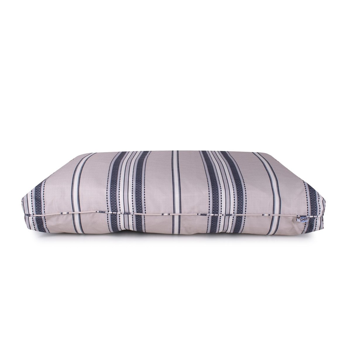 Turkish Towel Indoor/Outdoor Dog Bed | UV-Resistant Pet Bed with Recycled MemoryFiber™ & Classic Woven Pattern