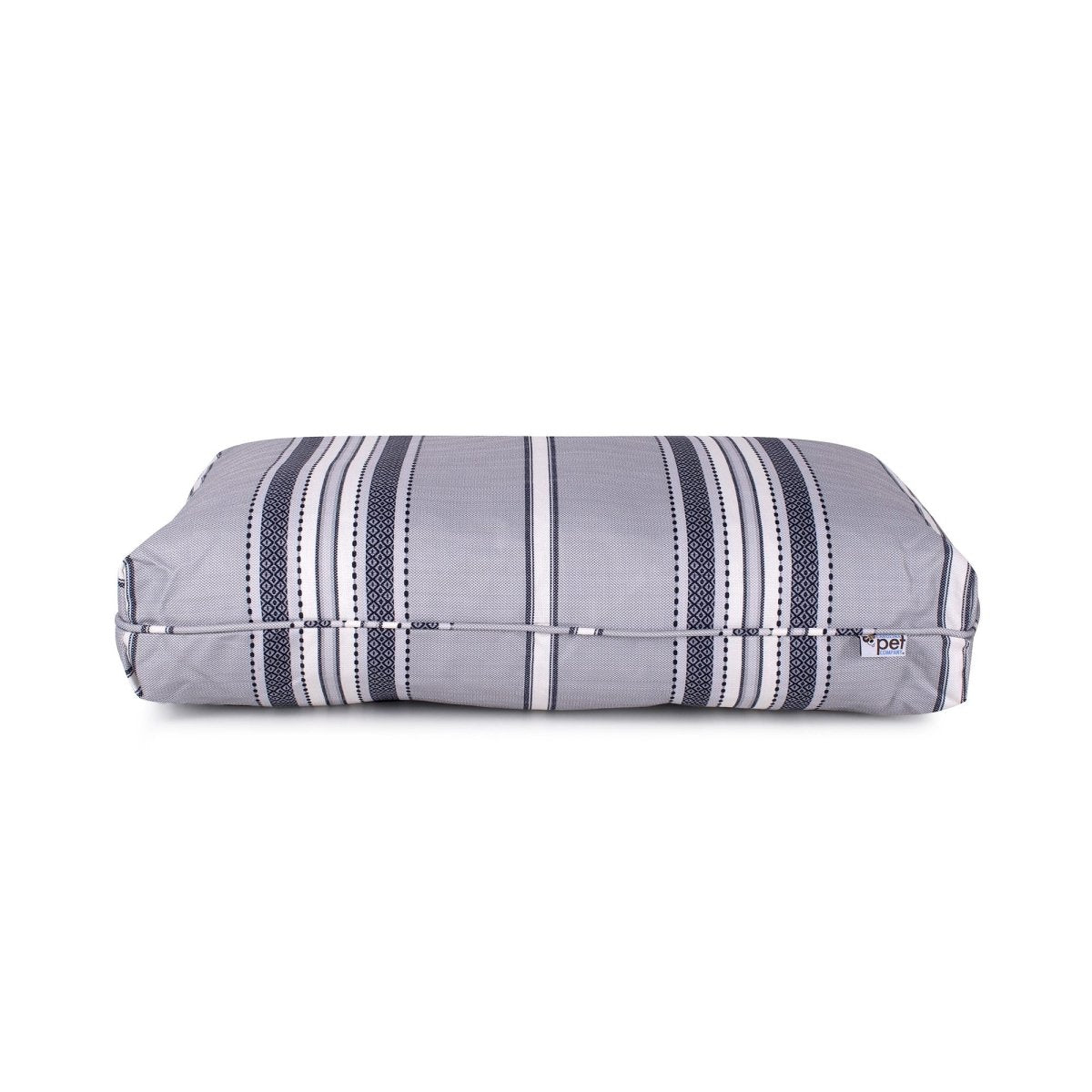 Turkish Towel Indoor/Outdoor Dog Bed | UV-Resistant Pet Bed with Recycled MemoryFiber™ & Classic Woven Pattern