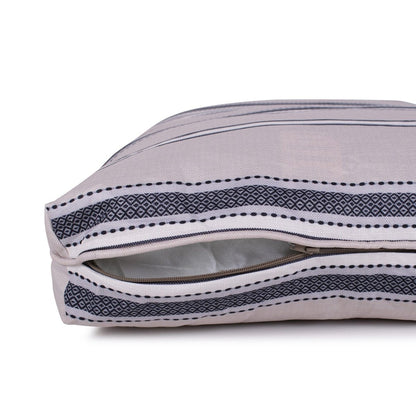 Turkish Towel Indoor/Outdoor Dog Bed | UV-Resistant Pet Bed with Recycled MemoryFiber™ & Classic Woven Pattern