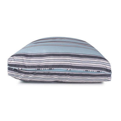 Turkish Towel Indoor/Outdoor Dog Bed | UV-Resistant Pet Bed with Recycled MemoryFiber™ & Classic Woven Pattern