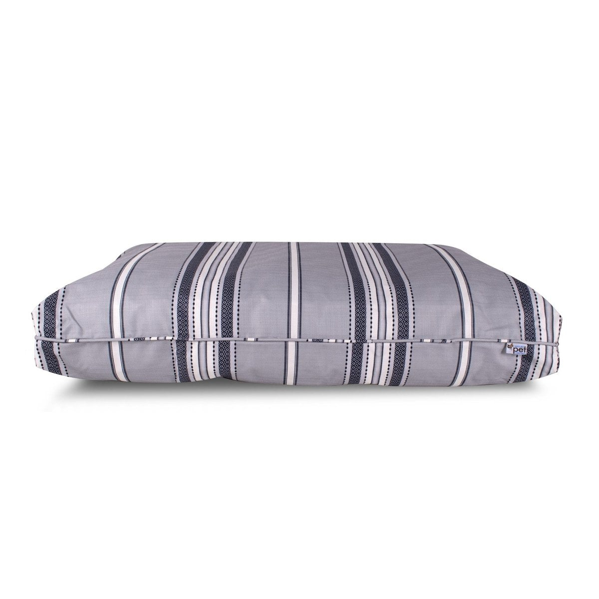 Turkish Towel Indoor/Outdoor Dog Bed | UV-Resistant Pet Bed with Recycled MemoryFiber™ & Classic Woven Pattern